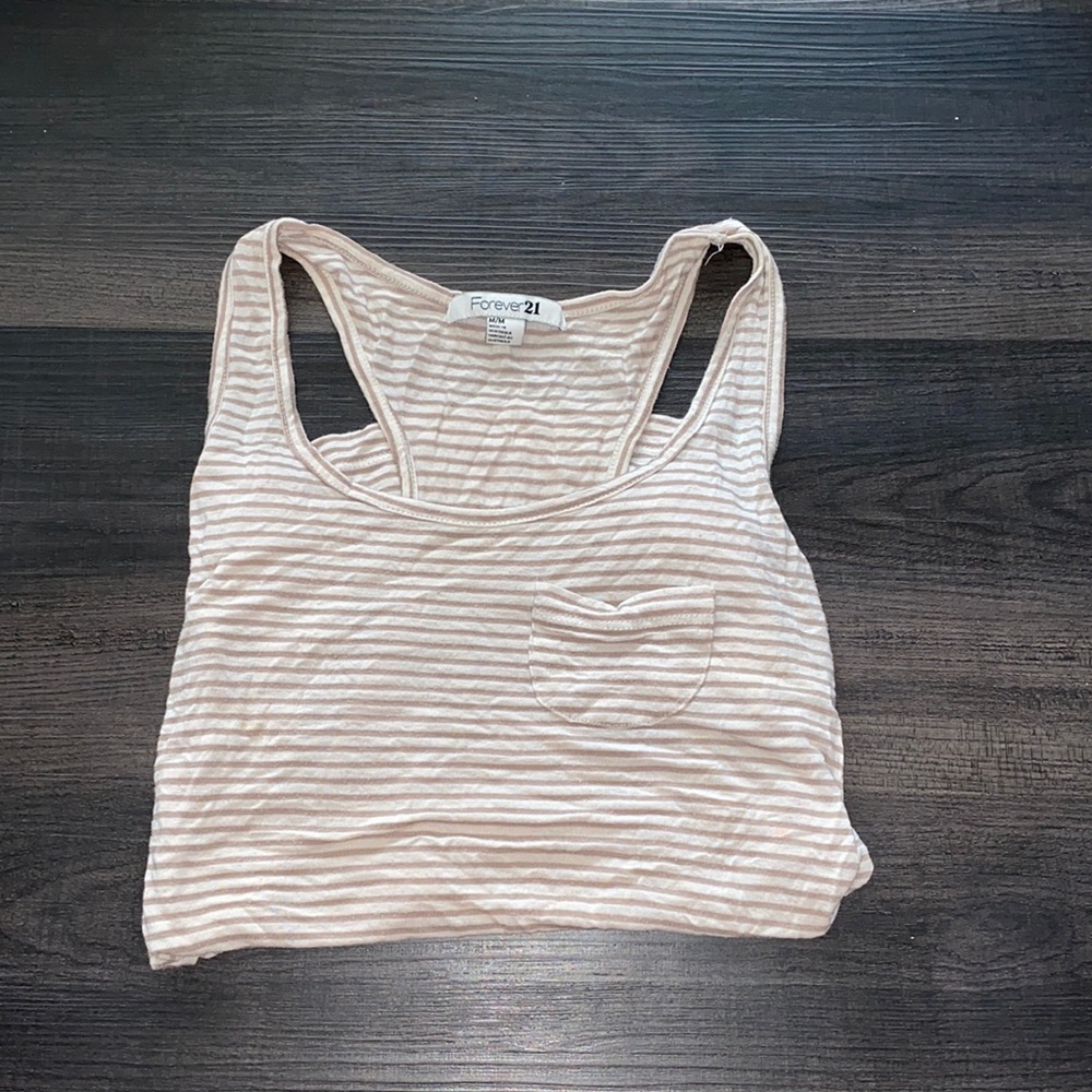 Forever 21 striped tank top